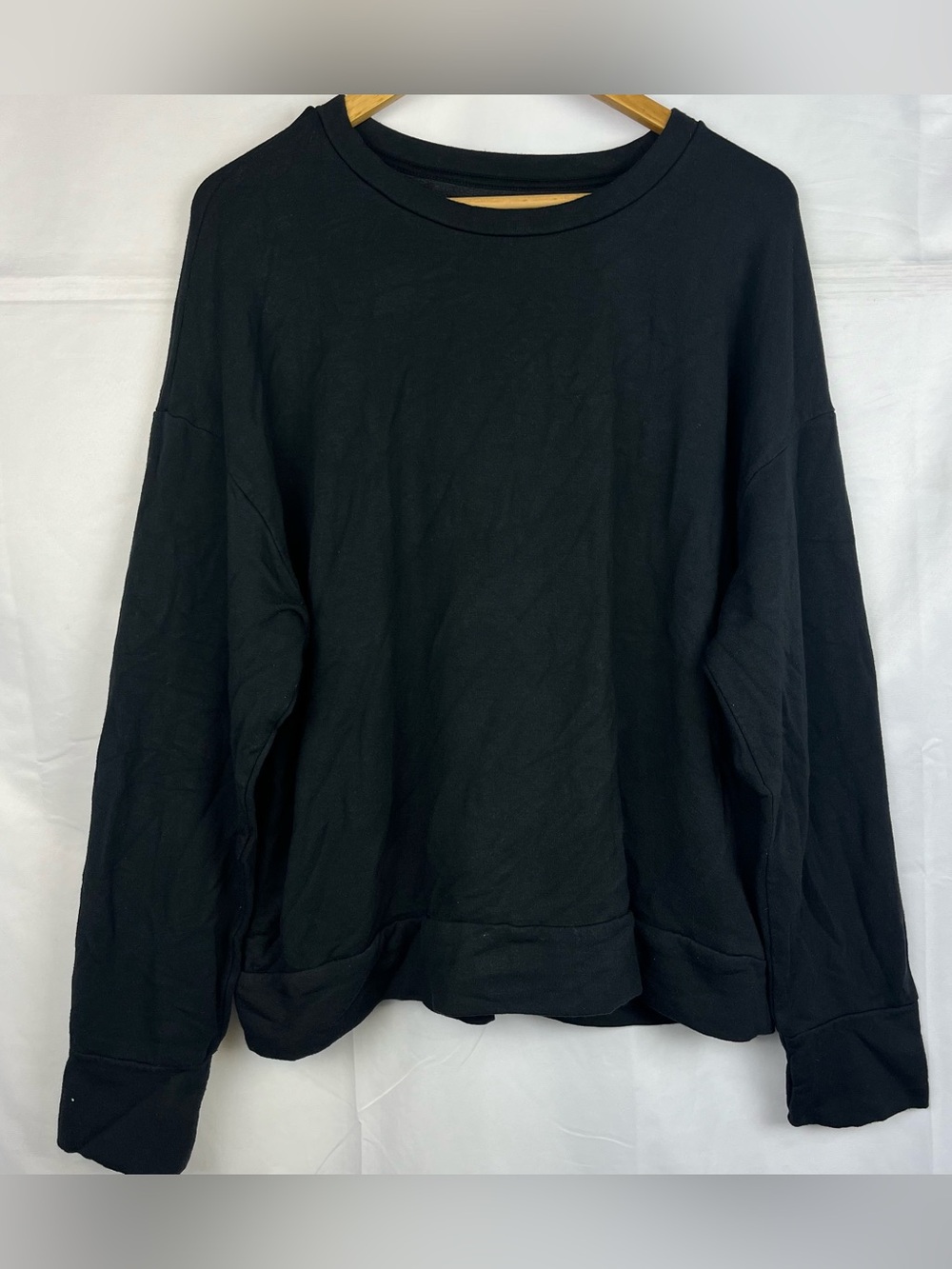 Offline by Aerie Fleece Oversized Crewneck Sweatshirt Modal Blend Size L Soft